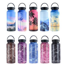 Wide Mouth Drink Sport Bottles Double Wall Vacuum Insulated Stainless Steel Water Bottle with Custom Logo